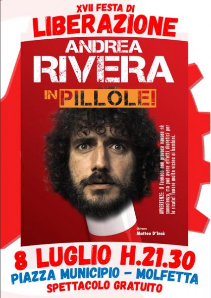 Andrea Rivera a Molfetta "XVII Festa di Liberazione"
