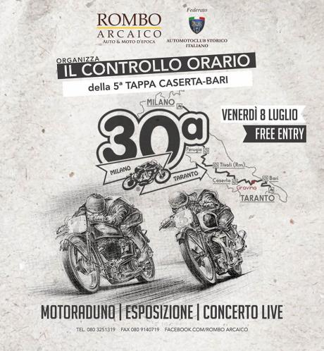 La "Milano-Taranto 2016" fa tappa a Gravina per il controllo orario: musica, animazione e gastronomia