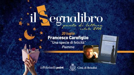 Francesco Carofiglio presenta "Una specie di felicità"