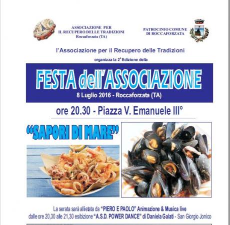2^ Edizione Festa Dell' Associazione - Sapori di Mare