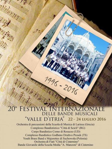 20° Festival Internazionale delle Bande Musicali "Valle d'Itria"