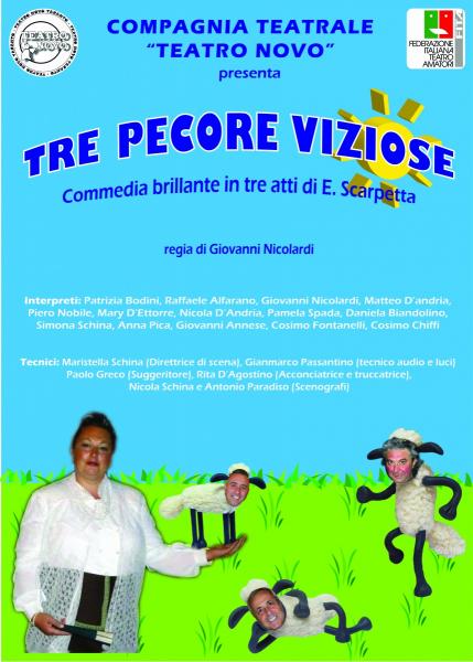 Tre pecore viziose - Commedia comica in tre atti