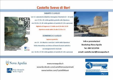 Festa dei Musei al Castello di Bari