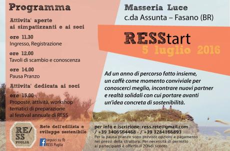 RESStart - L'incontro di architettura e edilizia sostenibile della rete pugliese