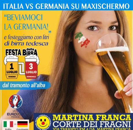 A Martina Franca L'italia e la Birra Tedesca