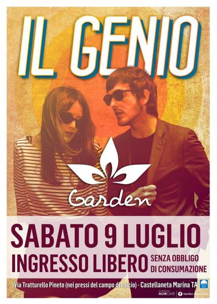 Il Genio apre la stagione live del Garden
