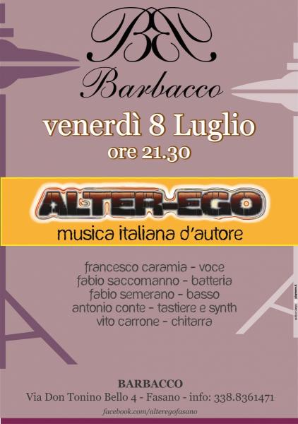 Alter-Ego live at Barbacco - Fasano