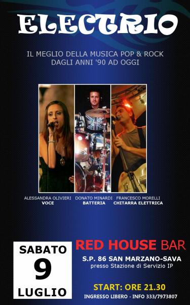 ElecTRIO live al Red House Cafè