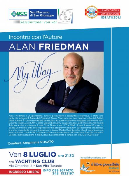 Incontro con l'autore ALAN FRIEDMAN