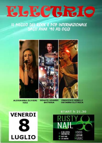 ElecTRIO in concerto al Rusty Nail