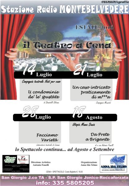 "U condominie dè lè spustàte" di Donatelli Silvana - Compagnia teatrale Nati per Caso