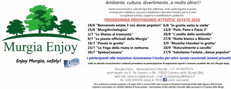 Eventi escursionistico-culturali Murgia Enjoy