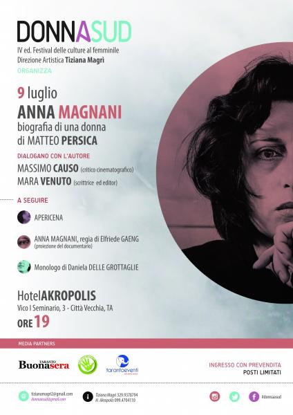 Terzo Appuntamento con 'Donna a Sud' Dedicato ad Anna Magnani