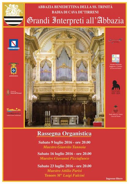 Grandi interpreti all'Abbazia - Rassegna organistica