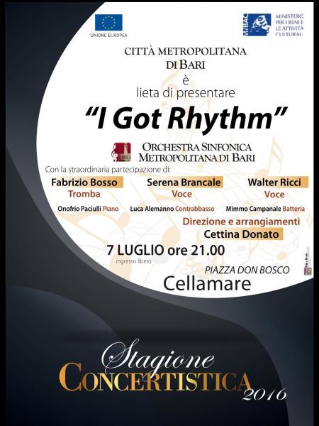 I Got Rhythm, Bari Metropolitan Symphony Orchestra meets Fabrizio Bosso on Gershwin's compositions