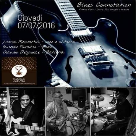Il Giovedì live: Blues Connotation alla Caffetteria della Villa
