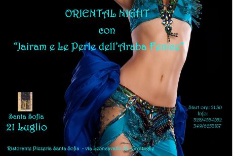 ORIENTAL NIGHT con "Jairam e Le Perle dell'Araba Fenice"