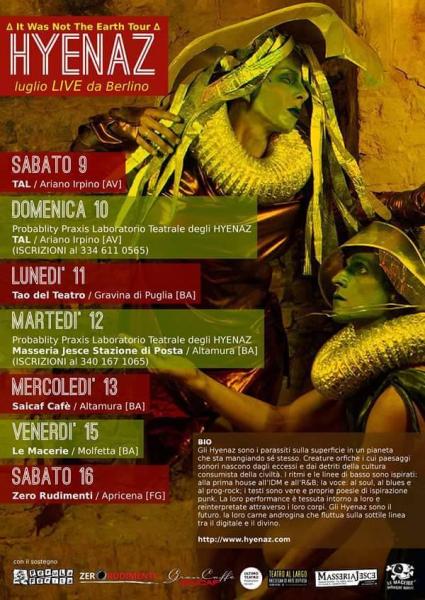 It Was not the heart tour HYENAZ (da Berlino)