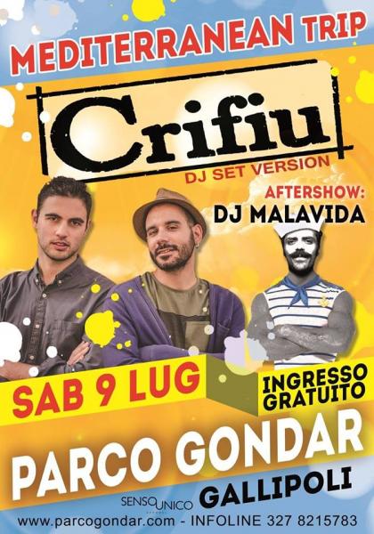 Mediterranea Fest con Crifiu e Malavida dj
