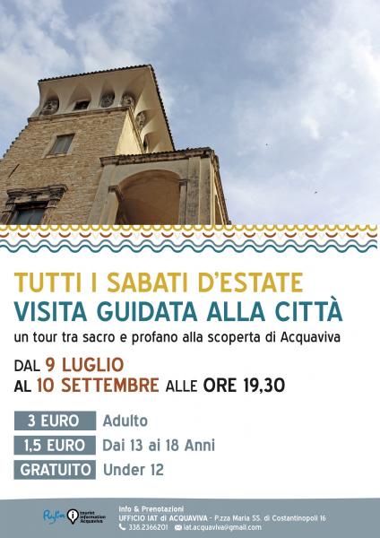 Estate 2016 - Tutti i Sabati Visita guidata al Centro Antico di Acquaviva
