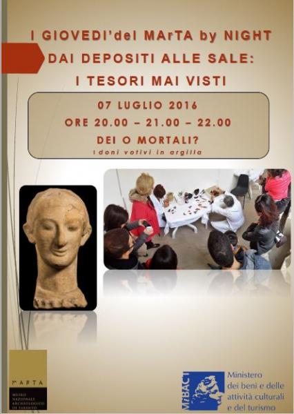 ”DEI O MORTALI? ” – I Doni votivi in argilla