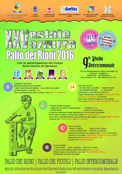 XXV Estate Azzurra Palio Dei Rioni 2016