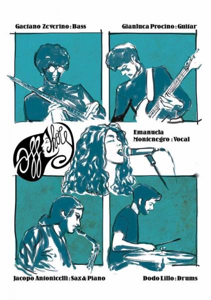 La musica degli Off Shore en plein air al Ueffilo