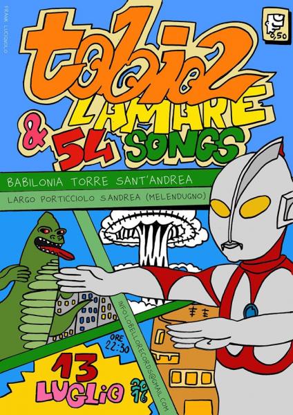 Tobia Lamare & 54songs Band live Soul/ Surf Rock