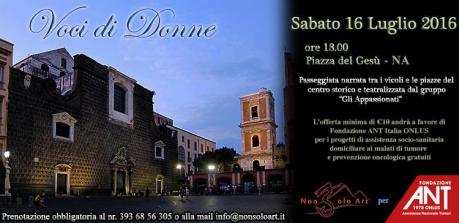 Voci di Donne - Itinerario narrato in favore dell'Ant