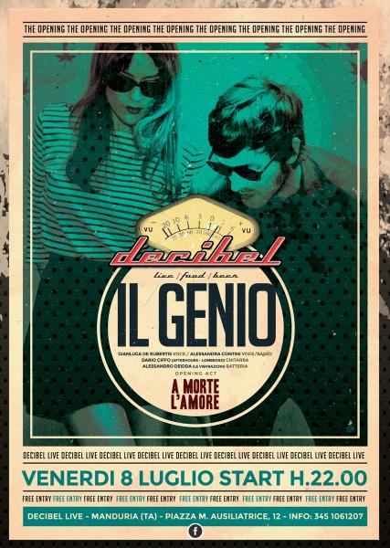 Il Genio + A Morte L'Amore live