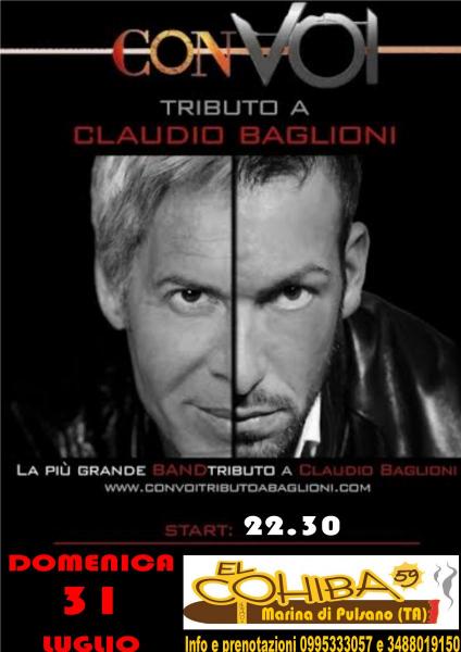 Con Voi Tributo a Claudio Baglioni live