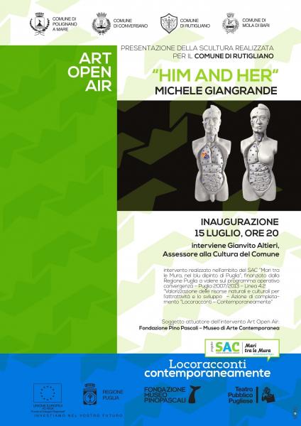 «HIM and HER»: un’opera di MICHELE GIANGRANDE  a PALAZZO SAN DOMENICO