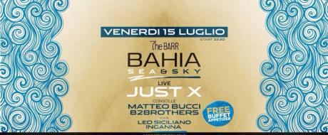 JUSTX in concerto BAHIA BEACH Sea&Sky