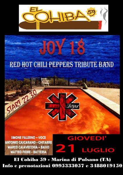 Joy 18 Red Hot Chili Peppers Tribute