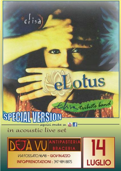 ELotus (acoustic duo) live at Dejà Vu