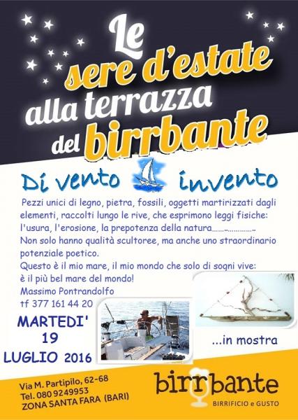 Terrazza Birrbante in Mostra: Di Vento Invento