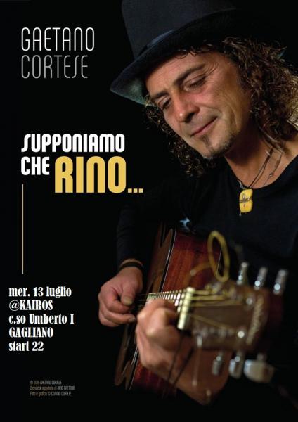 Gaetano Cortese omaggia Rino Gaetano