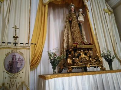 Tre giorni di festa per la Madonna del Carmine, di ritorno da Roma, dopo la benedizione del Papa
