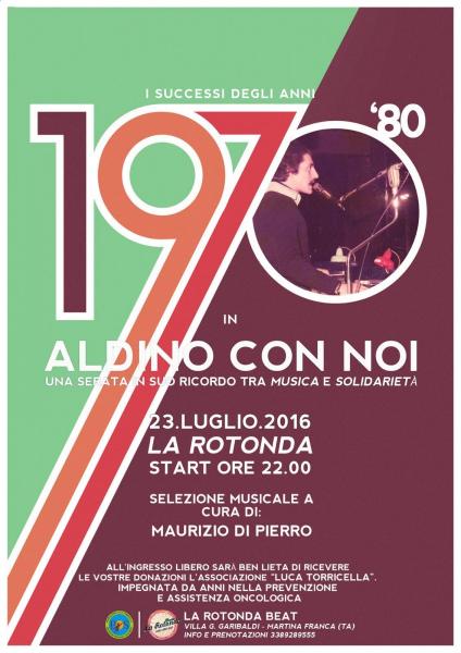 Aldino con Noi! Una Serata in Suo Ricordo Tra Musica e Solidarietà.