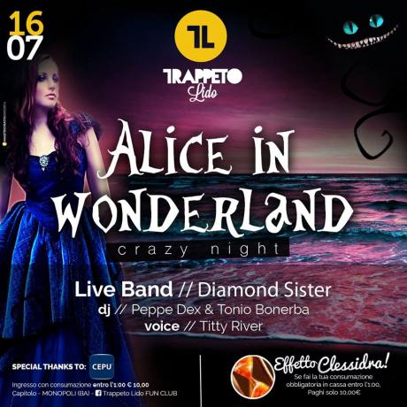 Alice in Wonderland e Diamond Sister live al Trappeto Lido