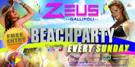BeachParty every sunday