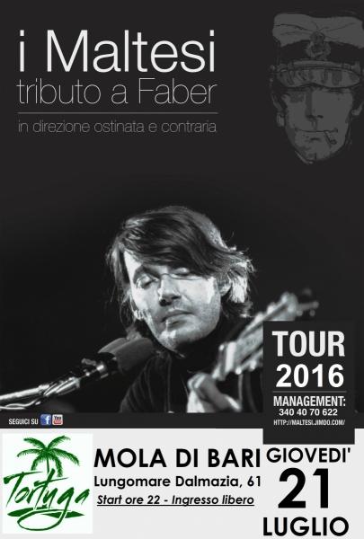 Tributo a Fabrizio De André con I MALTESI