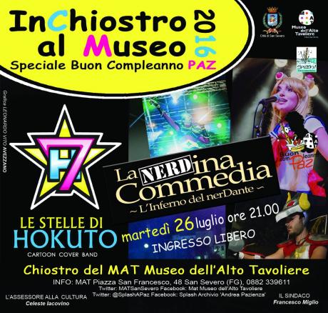 Inchiostro al Museo 2016: le Stelle di Hokuto  in concerto al Mat