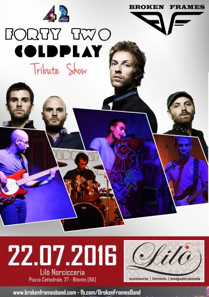 42 COLDPLAY Tribute Show by Broken Frames