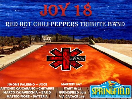 Joy 18 (Red Hot Chili Peppers tribute band) live Springfield 2015