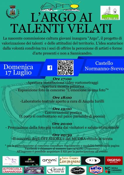 L'Argo ai talenti velati