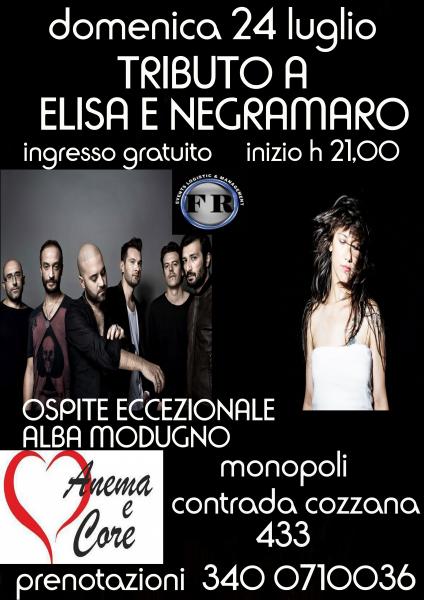 Tributo a Elisa e i Negramaro - Anema e Core