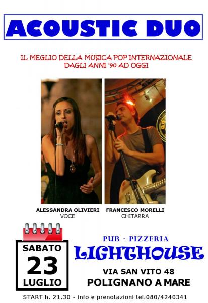 Acoustic Duo live al Lighthouse Pub