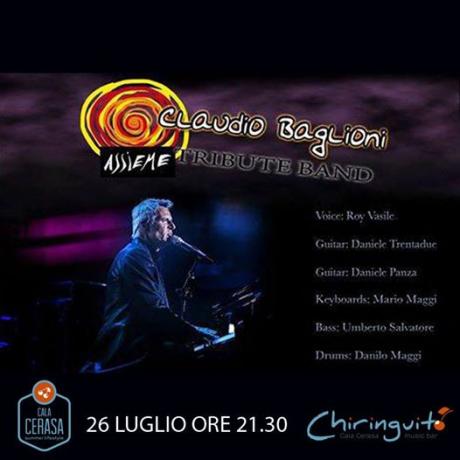 Assieme Claudio Baglioni Tribute a Cala Cerasa