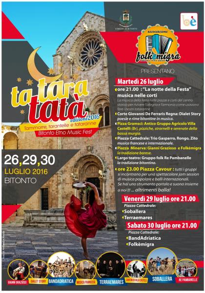 Ta.Tara.Tatà - tammorre,tarantelle e tataranne - Bitonto Etno Music Fest